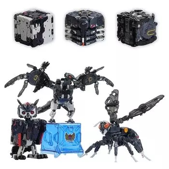 BEASTBOX 52TOYS AIR FORCE SET Игрушка-трансформер Набор ВВС Трансформируется из кубика в механического зверя-трансформера Окрашенный Высокоподвижное действие