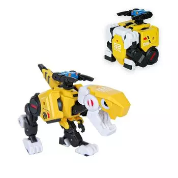 BEASTBOX 52TOYS BB-01 DIO Игрушка-трансформер Дио Трансформируется из кубика в игрушечного динозавра Окрашенная высокоподвижная фигурка Меха-зверь