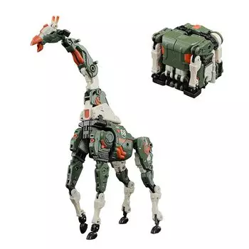 BEASTBOX 52TOYS BB-69 MOONSAFARI Лунное сафари трансформирующаяся игрушка деформированная фигурка Трансформируется из куба в игрушку-трансформера жирафа Окрашенная Высокоподвижная