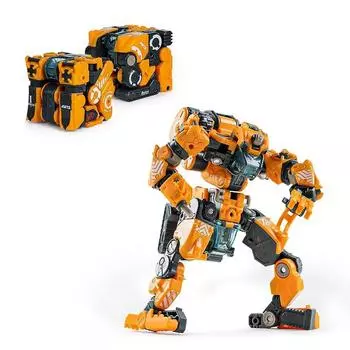 BEASTBOX 52TOYS MEGABOX MB-12 LANDBREAKER Игрушка-трансформер Land Breaker Можно комбинировать три этапа трансформации Трансформируется из куба в