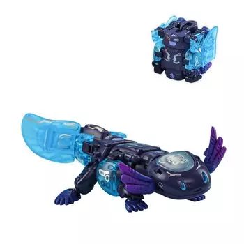 BEASTBOX 52TOYS WANDERING STAR Трансформирующаяся игрушка Трансформируется из куба в гигантскую Саламандру Трансформирующаяся игрушка Высокоподвижная фигурка Меха Зверь