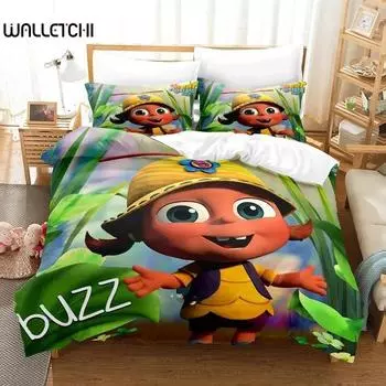 Beat Bugs Bedding Set Single Twin Full Queen King Size Bed Set Adult Kid Bedroom Duvet cover Sets 3D Print Anime Bed Sheet Set 70x133cm 2pcs