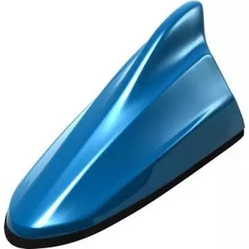 Beat Sonic Dolphin Antenna TYPE-4 FDX4N-RAW: Genuine Nissan Color Domestic Paint Shining Blue (RAW) FM/AM High Sensitivity Antenna