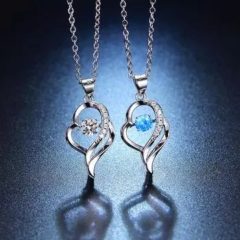 Beating Heart Smart Necklace Women s Light Luxury Niche Design Sense Cupid s Arrow Clavicle Chain