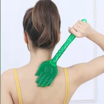 Beating Relax Meridian Clap Board Фитнес Массажная палочка для акупунктурных точек на ладони Молоток для спины зелёный