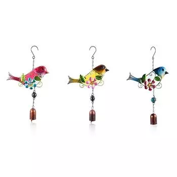 BEAU-Bird Wind Chimes для улицы, подвесное украшение Wind Chime, стеклянный подвесной декор Wind Chimes для сада и заднего двора