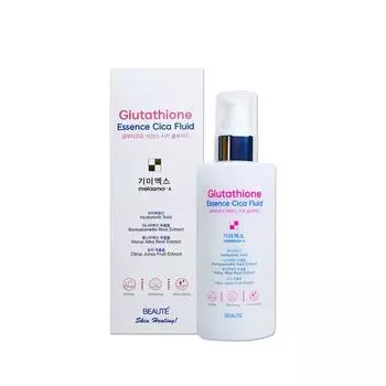 Beaute Glutathione Essence Cica Fluid 200 мл, антиоксидантная защита, осветление, антивозрастной, увлажнение, корейская косметика, Kbeauty, образец