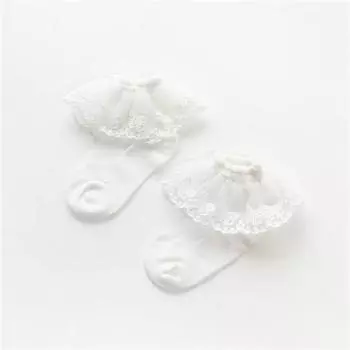 Beautiful Baby Girls Socks Summer Style Newborn Baby Socks for Girls Lace Flower Baby Girls Clothes Accessories Age for 0-5T M 1 to 3 Years