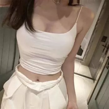 Beautiful Back Short Outer Wear White Tight Ins Sling White (In Stock) M