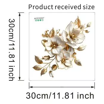 Beautiful Lotus Toilet Sticker Bathroom Toilet Cover Decorative Sticker Waterproof Self Adhesive AVE