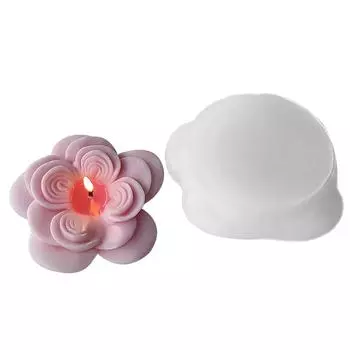 Beautiful Rose Shape Mold Delicate Flower Silicone Mold Unique Artworks and Handmade Gifts Creating Mould