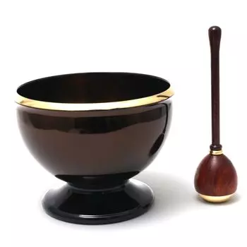 Beautiful tone Designer Rin Rin set with integrated Rin rod that fall down Orin Rin won t коричневый