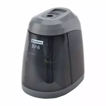 BEAUTONE Japan Electric Pencil Sharpener Battery Operated Black BV-6 чёрный