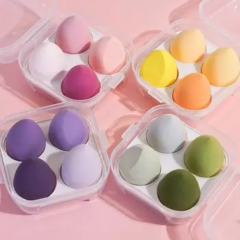Beauty Air Cushion Powder Puff Gourd Egg Sponge - двойное назначение, не впитывает влагу, нежное нанесение макияжа Single gourd (naked). Rose Red розы красного