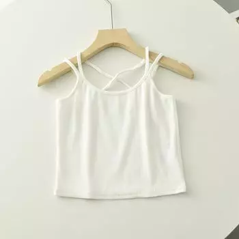 Beauty Back Rb990 Stripes Summer New Sleeveless Sling White M