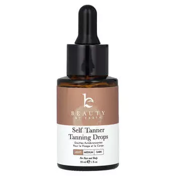 Beauty By Earth, Автозагар, Капли для загара, Светлый, 1 жидкая унция (30 мл)