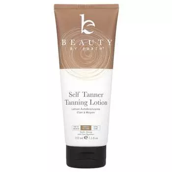 Beauty By Earth, Автозагар, лосьон для загара, от среднего до темного, 7,5 жидких унций (222 мл)