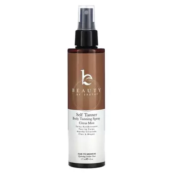 Beauty By Earth, Автозагар, спрей для загара тела, цитрусовая мята, 6 жидких унций (177 мл)