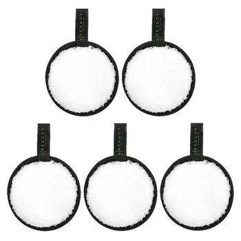 Beauty By Earth, многоразовые круглые салфетки из микрофибры, упаковка из 5 шт.