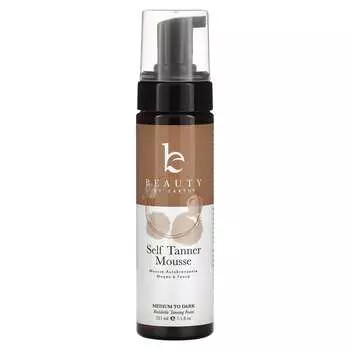 Beauty By Earth, Мусс для автозагара, от среднего до темного, 7,5 жидких унций (222 мл)