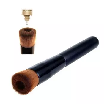 Beauty Cosmetics Professional Face Makeup Brushes Sunk Foundation Brush Make Up Tools чёрный