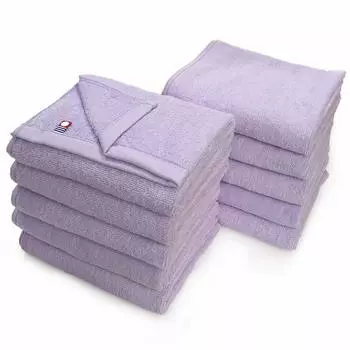Beauty Imabari Towel Commercial Face Towel Set of 10 Murakami Towel M Color 34x86cm For Beauty Salons 100 Colors Lightweight and Thin (№29 Сирень)
