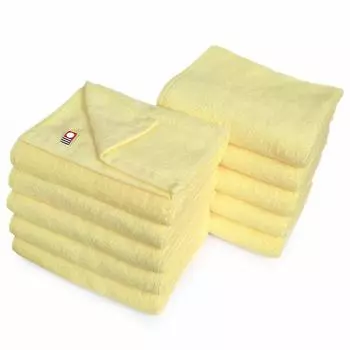 Beauty Imabari Towel Commercial Face Towels Set of 10 Murakami Towel M Color 34x86cm For Beauty Salon 100 Colors Lightweight Thin (№11 Крем) mc-ft10