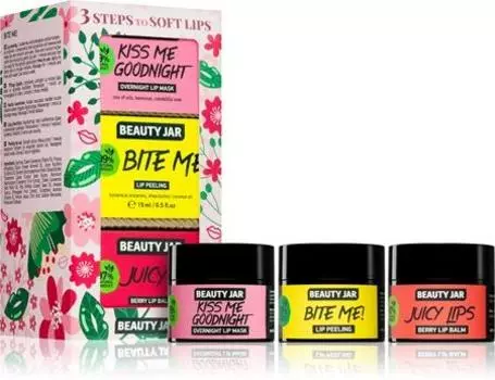 Beauty Jar 3 Steps To Soft Lips Подарочный набор для губ TU прозрачный
