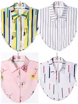 Красота Дамы Винтаж Рубашка Свитер Одежда Искусственные Блузки Воротники Съемные Аксессуары Для Одежды Кружевной Топ Съемный Воротник Черный