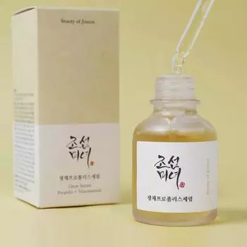 Beauty of Joseon Glow Serum : Прополис + Ниацинамид 30 мл, Уход за порами, Увлажнение, Корейская косметика, Kbeauty, образец
