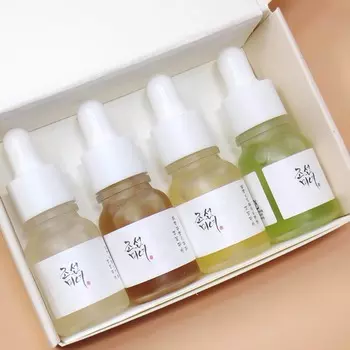 Beauty of Joseon Hanbang Serum Discovery Kit 10мл*4шт (0,33 унции)/Прополис, рис, женьшень, зеленый чай
