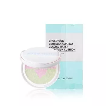 BEAUTY PEOPLE Chulbyok Centella Asiatica Glacial Water Family Запасной элемент для защиты от солнца 25 г