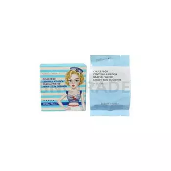 Beauty People Iron Wall Centella asiatica Glacier Water Family Sun Cushion 25g (main product + refill)