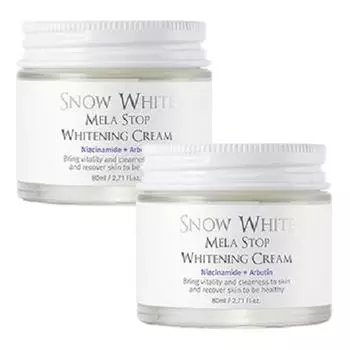 Beauty Recipe Snow White Mela Stop отбеливающий крем, 80 мл, 2 шт.