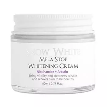 Beauty Recipe Snow White Mela Stop Whitening Cream - отбеливающий крем (80мл)