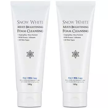 Beauty Recipe Snow White Multi Brightening Foam Cleansing, 2 шт., 180 г