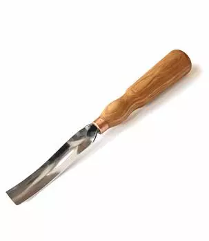 BeaverCraft Резьба по дереву, стамеска, инструмент для резьбы по дереву, лезвие из углеродистой стали, деревянная ручка, измеритель округлости, твердая древесина и мягкая древесина, длинный