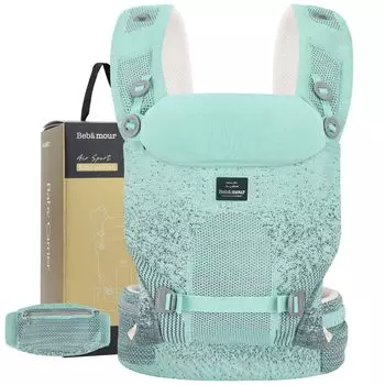 Bebamour Baby Baby уменьшает нагрузку [Baby Amour] Переноска, Переноска, Эргономичная, 3-сторонняя, Лицом к лицу, Лицом к лицу, Складной, (зеленый) зелёный