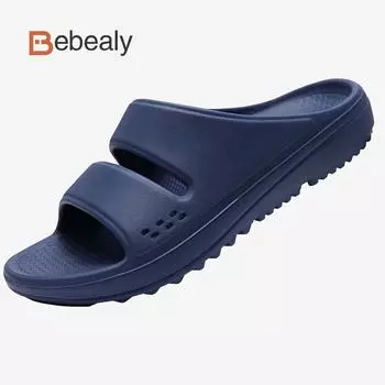 Bebealy/летние женские сандалии, сандалии на плоской подошве, уличные мягкие тапочки с облаками, домашние домашние тапочки для ванной комнаты, нескользящие тапочки из ЭВА 37 белый