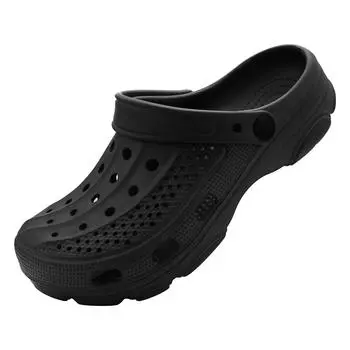 Bebealy/мужские сандалии, мужские сандалии на плоской подошве с отверстиями, мужские сабо, садовая обувь, уличные водонепроницаемые пляжные сандалии, мягкие нескользящие домашние сандалии из ЭВА 40