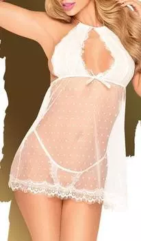 Бебидолл LIBIDO BOOST Белый M/L прозрачный