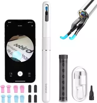 BEBIRD Earpick Camera с механическим пинцетом 1000 Вт Ultra Fine Earpick и ложкой для чистки ушей Earpick Wireless WIFI Earpick, совместимый с