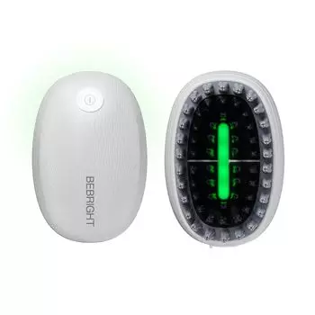 BEBRIGHT ACTIVE BRUSH EMS Scalp Shampoo Brush Электрическая щетка Scalp Brush Head Scalp Facial Scalp Care Водонепроницаемый Подарок BEBRIGHT Active белый