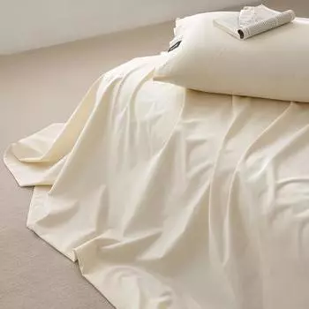 Bed Linen 2024 New 100s 100% Cotton Immersive Sleep Series Single Bed Sheet 180x230