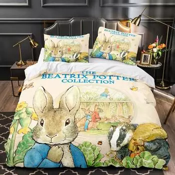 Bedding Sets Peter the Rabbit Australia EuropeUSA Full Queen King Size Quilt Duvet Cover Pillow Case 2-3 Pieces Sets EU Single 135x200cm