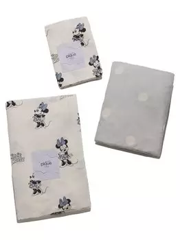 Комплект постельного белья с принтом для сна PSGG232800 BS [Gelato Pique] Микки/Минни, 3 предмета (Один) Женский
