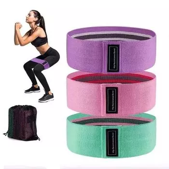 Бедра красивые ягодицы сверхпрочная тренировка эластичная трубка из 3 штук разных цветов и тренировка сопротивления приводящих мышц упражнение для тренировки ягодиц