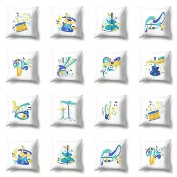 Bedroom Living Room Sofa Office Chair Pillow Fashion Cushion Cover Pillowcase Personalized 40x40cm
