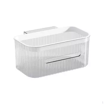 Bedside Storage Organizer Hanging Basket Tissue Box Holder for Food Books