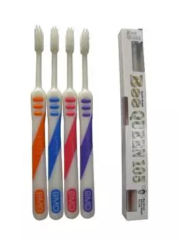 Bee Bee Brand Bee Queen 20 4 цвета длина волос Dr. [Зубная щётка] Доктор. 105, шт., ассорти, 10,5